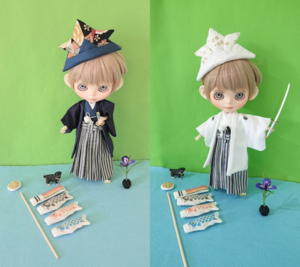 [1/6Doll�E�l�I�u���C�X�p] kimono����݂��u�H�D�уZ�b�g�v