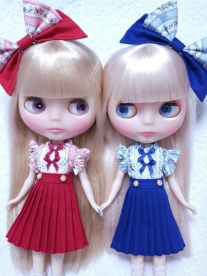 [1/6Doll�E�l�I�u���C�X�p] ARomantic�u�ԕ��u���E�X�A�v���[�c�X�J�[�g�Z�b�g�v���l�R�|�X��